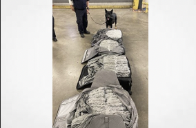 Suitcases with 114 pounds of marijuana seized before London-bound flight from Pennsylvania officials say