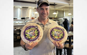 Pizza Business Owner Launches Patent Pending Cannabis Frozen Pizza... Spinello's and yes you guessed it.... bakes at 420 Degrees