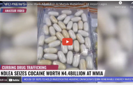 NDLEA Seizes Cocaine Worth N4.4Billion At Murtala Muhammed Intl Airport Lagos