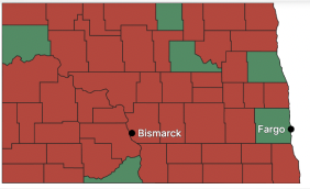 N.Dakota: The Dudes In Fargo Say Yes .....Most Everybody Else Says No.  Only By A 3-4% Margin Across the State Though