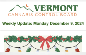 Seasons Greetings From Vermont's CCB.. and don't forget... new required training for retail licensees and employees