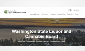 Washington State's (Liquor and Cannabis Board (LCB)) New Website Goes Live