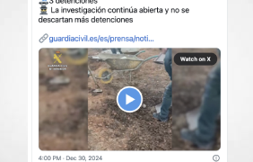 7 tons of cocaine found buried underneath farm in Spain