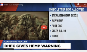 South Carolina: DHEC Gives Hemp Warning