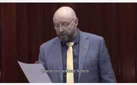 West Australia Upper House: Cannabis Party Member Dr Brian Walker Has 240 Registered Cannabis Questions Without Notice In Last Sitting - Govt Response?  .. “The Cook Labor Government has no plans to amend the laws regarding cannabis during this parliament.”