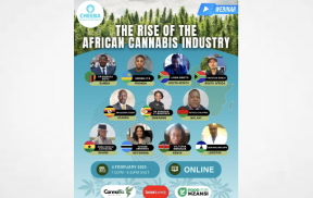 cheeba cannabis & hemp academy Presents The Rise of the African Cannabis Industry Free WEBINAR  tuesday, 4th February, 7 - 8:30pm SAST