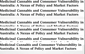 Wiley - Paper: For Australian medical patients, their barriers to access included doctors reluctant to prescribe, high costs & product shortages because of a dependence on imports  Medicinal Cannabis and Consumer Vulnerability in Australia: A Nexus of Policy and Market Factors