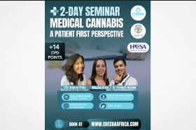 Cheeba South Africa To Host  2 Day Medical Cannabis Seminar 14 & 15 March,  "A Patient First Perspective, accredited by the Health Professions Council of South Africa"