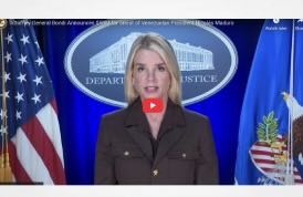 Attorney General Bondi Announces $50M for arrest of Venezuelan President Nicolás Maduro