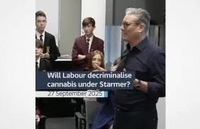 UK PM Starmer Tells Students Ahead Of Labour Conference That He Won't Legalise Adult Use Cannabis