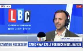 Decriminalise Cannabis.  Zack Polanski Greens (UK)
