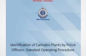 Australia - Document: NSW Police - Standard Operating Procedures With Regard To Identifying Cannabis Plants