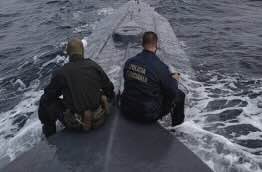"Narco sub" sinks with drugs on board after record amount of cocaine seized from vessel off the Azores