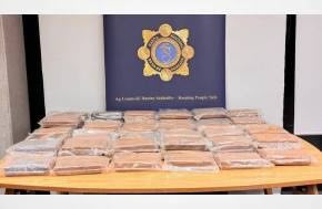 Ireland: Two arrested after cocaine worth over €5m seized in Monaghan