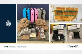 Canada: Canada border services officers have seized a significant amount of cocaine in two recent busts at Toronto Pearson Airport in Mississauga.