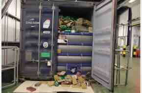 UK: Cocaine worth £256m found hidden in banana boxes in major crackdown