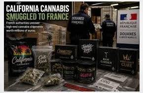 Five arrested over smuggling of Californian cannabis to France