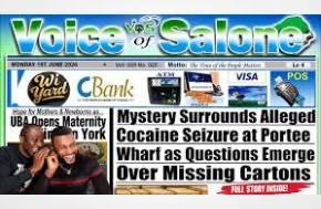 Sierra Leone police raid local newspaper office after publishing cocaine story