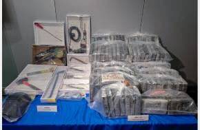 Hong Kong police seize HK$120m of cocaine hidden in 3-tonne metal containers