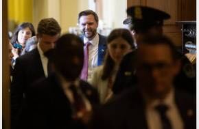 Vance meets with Senate GOP to help settle fight over hemp language in funding stopgap