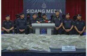 Malaysia: Increased KLIA security has pushed drug syndicates to use Penang International Airport to smuggle RM21.62 million worth of cannabis to Europe