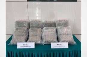 Hong Kong Customs detect cannabis trafficking case involving baggage concealment at Hong Kong International Airport